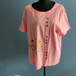 NWOT #41 Woman Blouse Size M